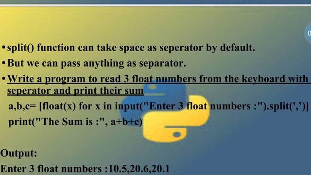 20-9-21Module1:Fundamentals of Python смотреть онлайн