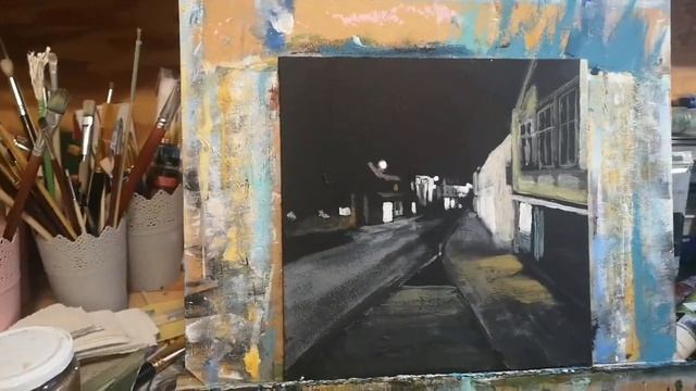 Acrylic= Как я рисую = Прогулка по лесу смотреть онлайн