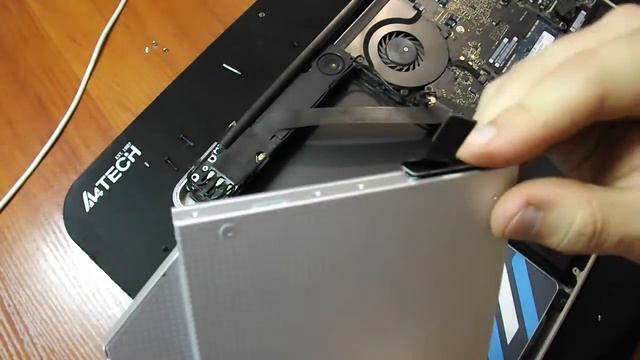 Как заменить DVD привод на жесткий диск в macbook pro смотреть онлайн
