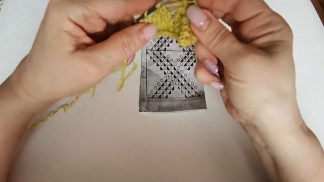 МК на узор "Ажурные ромбы" Очень красивый и легкий узор смотреть онлайн