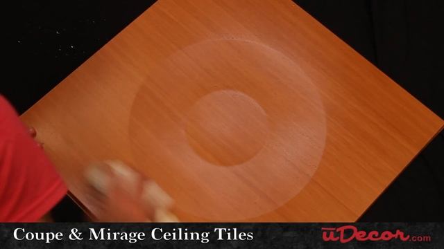 Coupe & Mirage Ceiling Tiles - Wood Finish