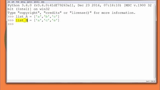 How to find the union of two lists in Python - example (lists and sets in Python) смотреть онлайн