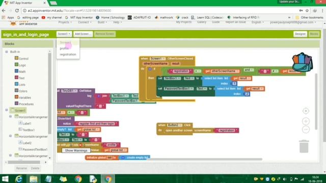 MIT APP INVERTOR #14  User Sign Up And Sign In App Review And Working In Tamil