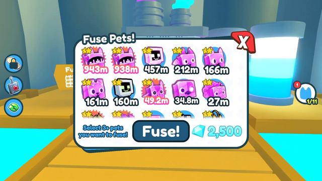 Что получится если смешать во фьюзе три радужные стимпанк рыбы в Симуляторе Питомцев ИКС?! смотреть онлайн