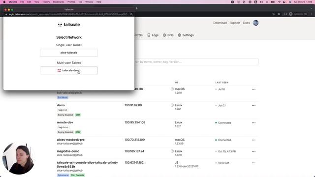 Tailscale SSH Console смотреть онлайн