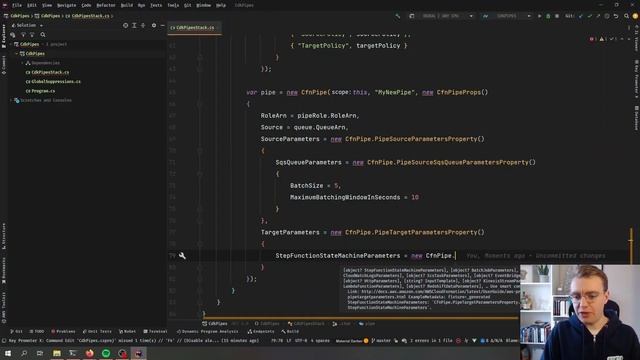 Integrate SQS & StepFunctions with EventBridge Pipes & the AWS CDK смотреть онлайн