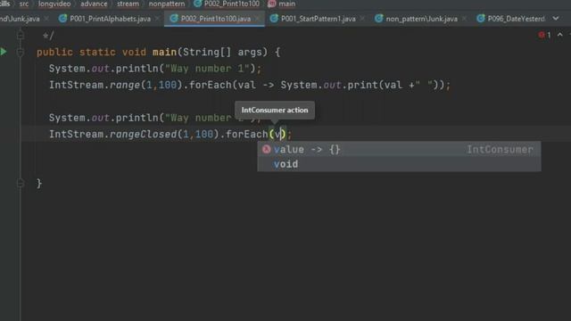 P-2 | Print 1 to 100 Using Java Stream Api | 50 Java 8 Stream API Practice Programs смотреть онлайн
