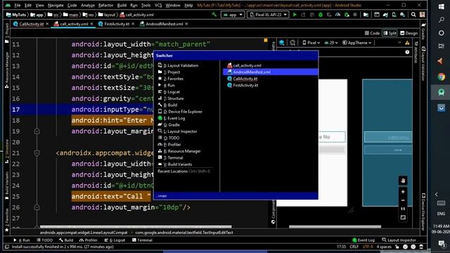 How To Call Using Kotlin in Hindi | Kotlin | Ashish Bendale смотреть онлайн