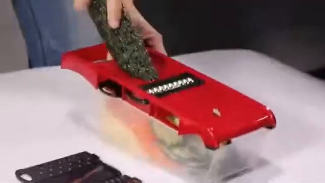 Mandoline Vegetable Slicer Cutter Chopper and Grater смотреть онлайн
