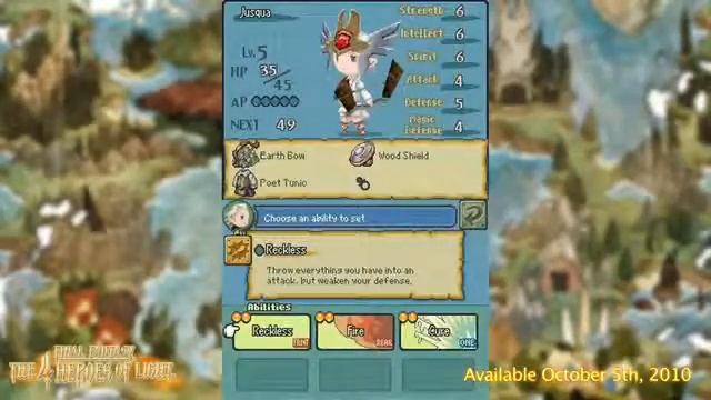 Final Fantasy: The 4 Heroes of Light - Gameplay Movie 1 (Crowns) [NA] смотреть онлайн