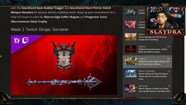 Diablo 4 How to Get Free Items Swords, Axe, Staff, Mace Skins Twitch Drops When and How to get them смотреть онлайн
