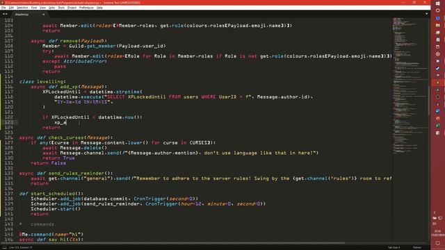 Levelling and scheduling - Building a discord.py bot - Part 8 смотреть онлайн