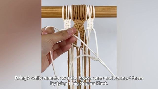 Macrame Twisted Sinnet Pattern for Beginners. смотреть онлайн