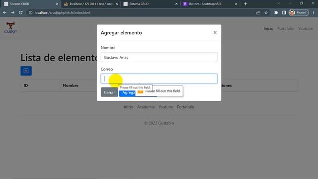 ? Cómo crear un formulario modal en Bootstrap смотреть онлайн