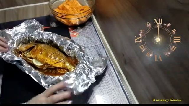 ?Дорадо с бататом в духовке на праздничный стол.Невероятно вкусный и легкий ужин за полчаса! смотреть онлайн