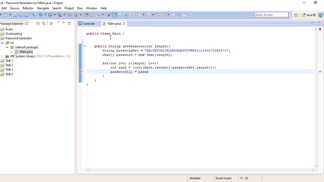 PASSWORD GENERATOR IN JAVA смотреть онлайн