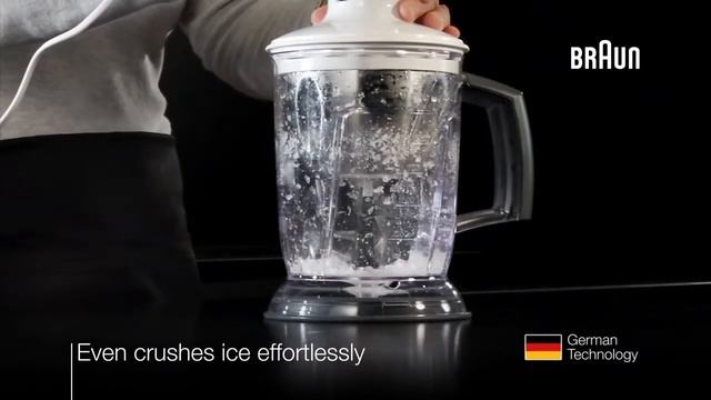 Ice Crushing Braun Multiquick hand blender crushes ice смотреть онлайн