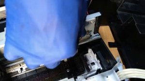 Ошибка замятия бумаги в принтере Epson, замена двигателя каретки