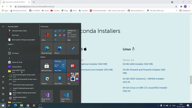 How to install Anaconda python, jupyter notebook and Spyder on Windows смотреть онлайн