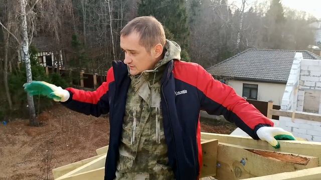 СТРОПИЛЬНАЯ СИСТЕМА | МОНТАЖ КРОВЛИ | Монтаж стропильной системы кровли | Вальмовая кровля смотреть онлайн