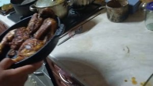 Цыплёнок табака в казане