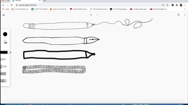 HOW TO DRAW w GOOGLE CHROME CANVAS! For Beginners! Fun Drawing Exercise Helps You Learn the Tools! смотреть онлайн