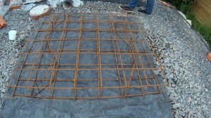 Баня. Фундамент под печь своими руками.