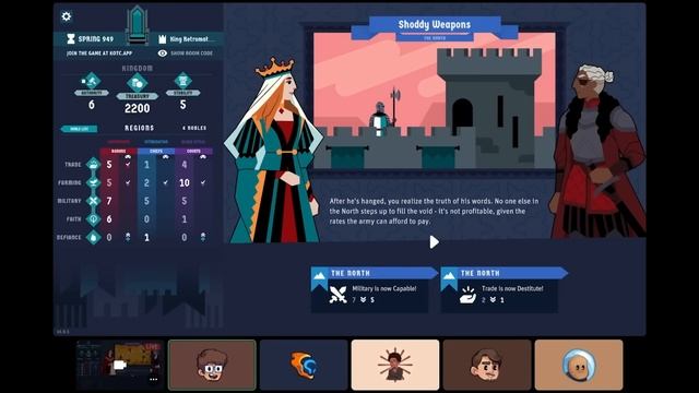 We Became Bee Cultists In This Medieval Political Party Game! - King of the Castle смотреть онлайн
