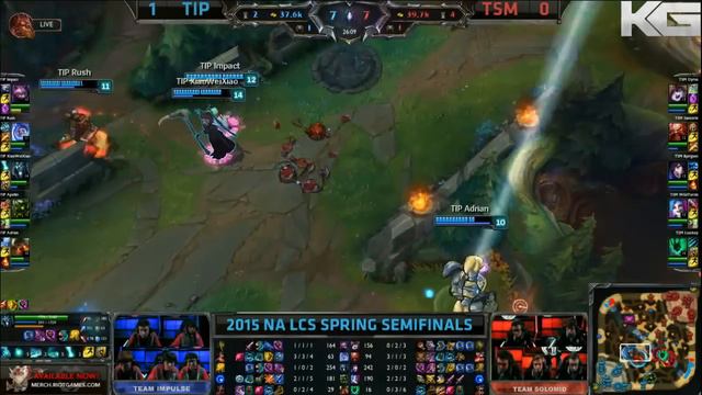 TSM vs Team Impulse Game 2 Semi-final Highlights - NA LCS S5 Spring 2015 Playoffs - TSM vs TIP G2 смотреть онлайн