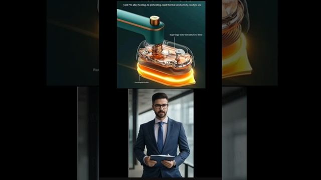 Portable Mini Garment Steamer - Lightweight, Foldable, and Handheld Travel Iron смотреть онлайн