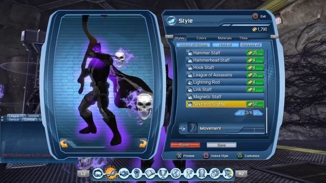 DCUO Death's Vest and Nekron Scythe смотреть онлайн