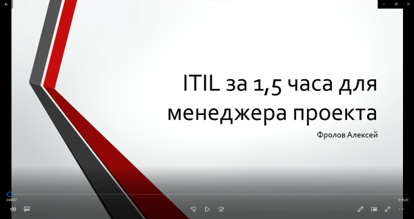 ITIL за 1,5 часа для менеджера проекта