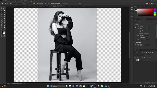 How To Resize an Image WITHOUT Stretching It in Photoshop | Hindi смотреть онлайн
