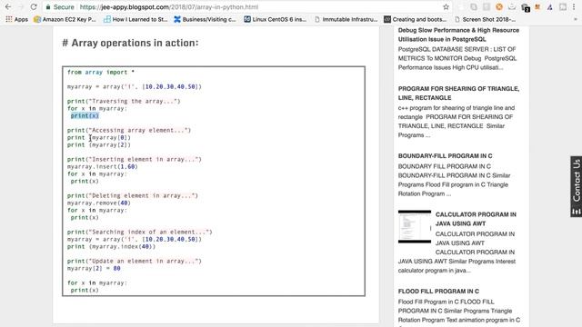 Array In Python | Traverse, Insert, Update, Delete, Search Array In Python смотреть онлайн