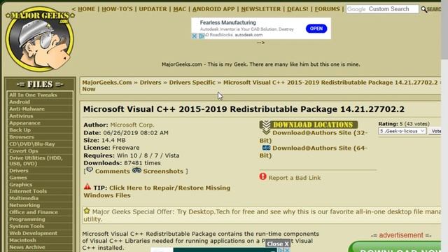 What Is Microsoft Visual C++ and Microsoft Visual C++ Redistributable Package смотреть онлайн