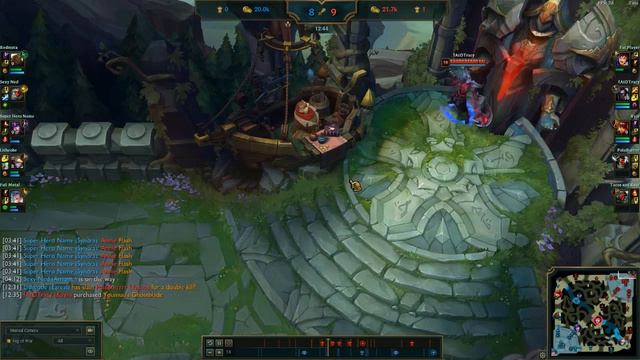 League of legends hacker Kayne hits whole enemy team across the map смотреть онлайн