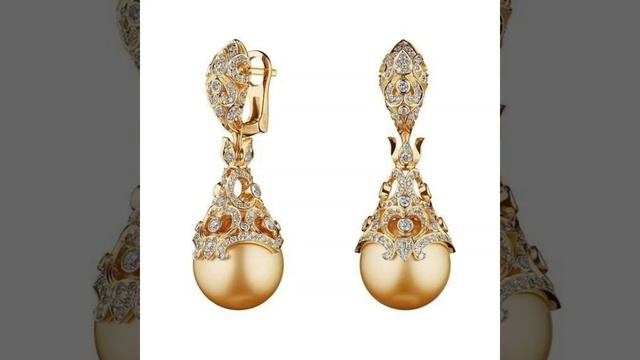 Best Earrings Design Of The Year 2022| Pearl And Diamond Earrings Collection смотреть онлайн