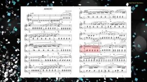 Adagio - Marcello Bach (Ноты и Видеоурок для фортепиано) (piano cover)