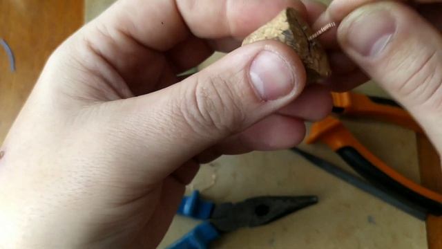 Мормышка "чёрт", медной проволокой. смотреть онлайн