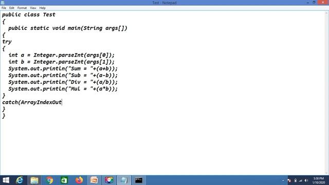 Exception Handling смотреть онлайн