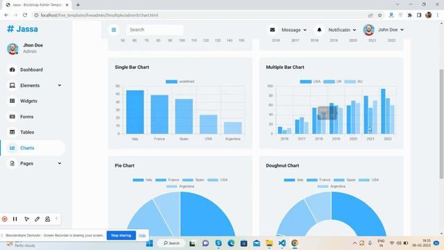 Free Bootstrap 5 Admin Dashboard Template 13 смотреть онлайн