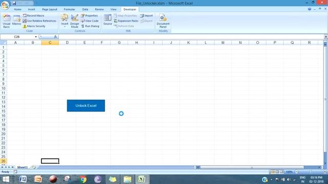 How to unlock protected Excel VBA Project Method 2 смотреть онлайн
