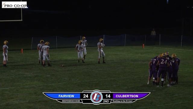 Fairview vs Culbertson Football 2019 смотреть онлайн