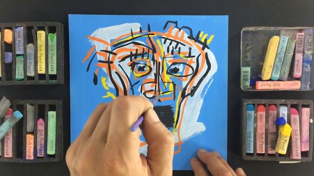 How to paint like Jean-Michel Basquiat смотреть онлайн