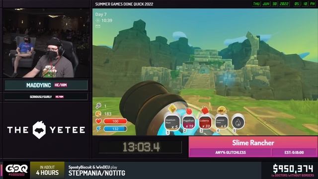 Slime Rancher by MaddyInc in 16:36 - Summer Games Done Quick 2022 смотреть онлайн