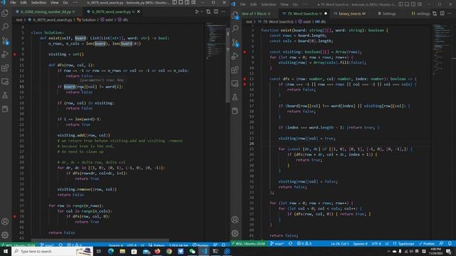Leetcode 79 Word Search Python Typescript Blind 75 Leetcode Questions смотреть онлайн