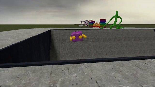 Fighting against Raindow Friends, Meme 3D, Fnaf Security Breach in game GMOD смотреть онлайн