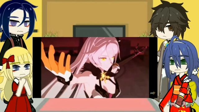 bsd react to honkai impact 3rd // Caline ||蒼淵CA смотреть онлайн