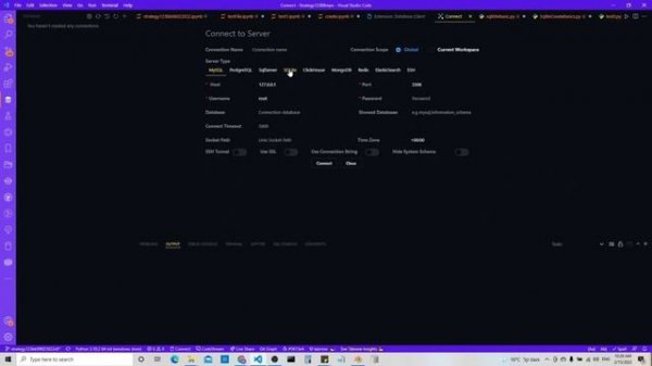 Create and Display SQLite table in vscode with Database Client. VScode extension