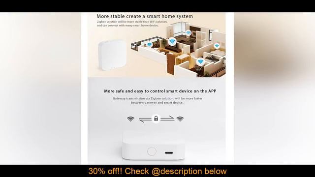 Review Tuya Zigbee 3.0 Gateway IEEE 802.15.4 Zigbee HUB 65000 Devices Can Be Connected
